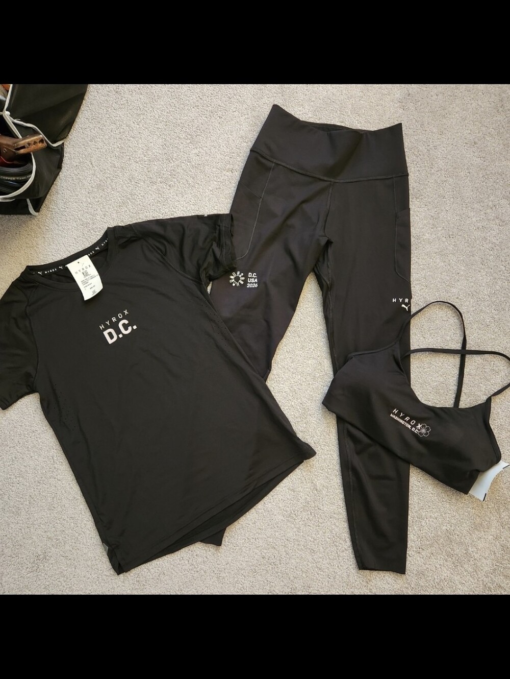 New Puma Hyrox DC Set Black Small